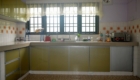 Gas kitchen stove, microwave, woks and kitchen utensils are also available here